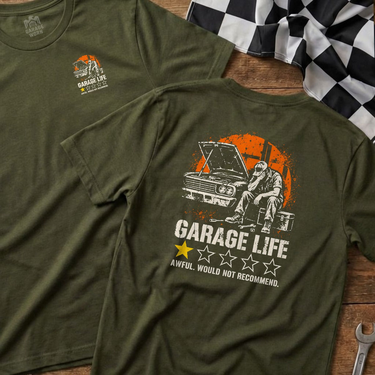Military Green | Left Chest + Back (refreshed)
