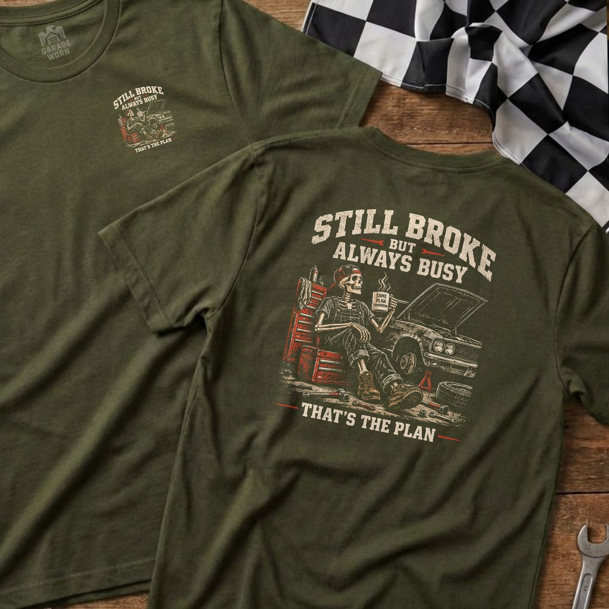 Military Green | Left Chest + Back (refreshed)