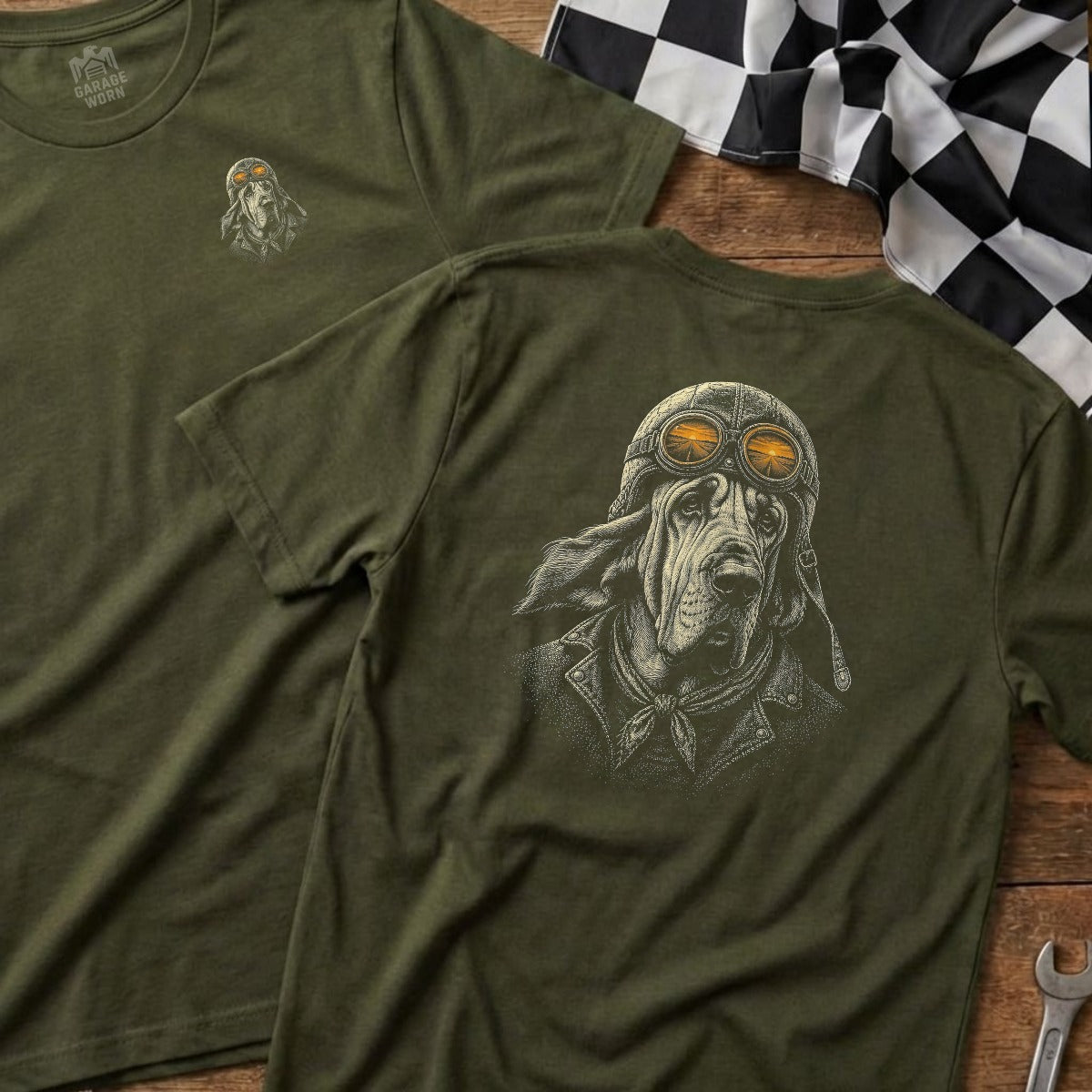 Military Green | Left Chest + Back (refreshed)