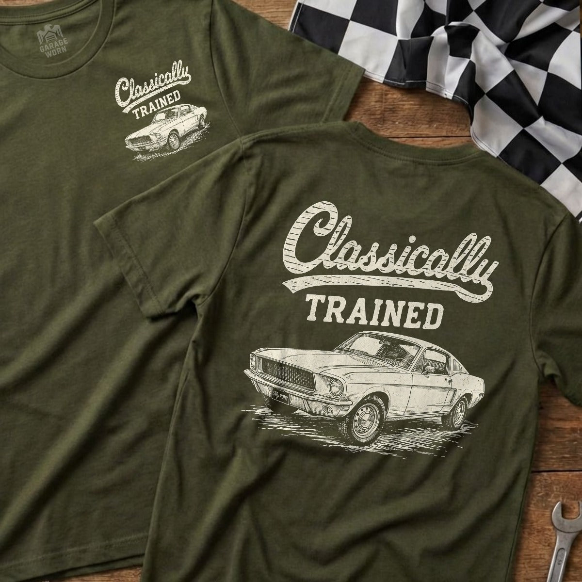 Military Green | Left Chest + Back (refreshed)