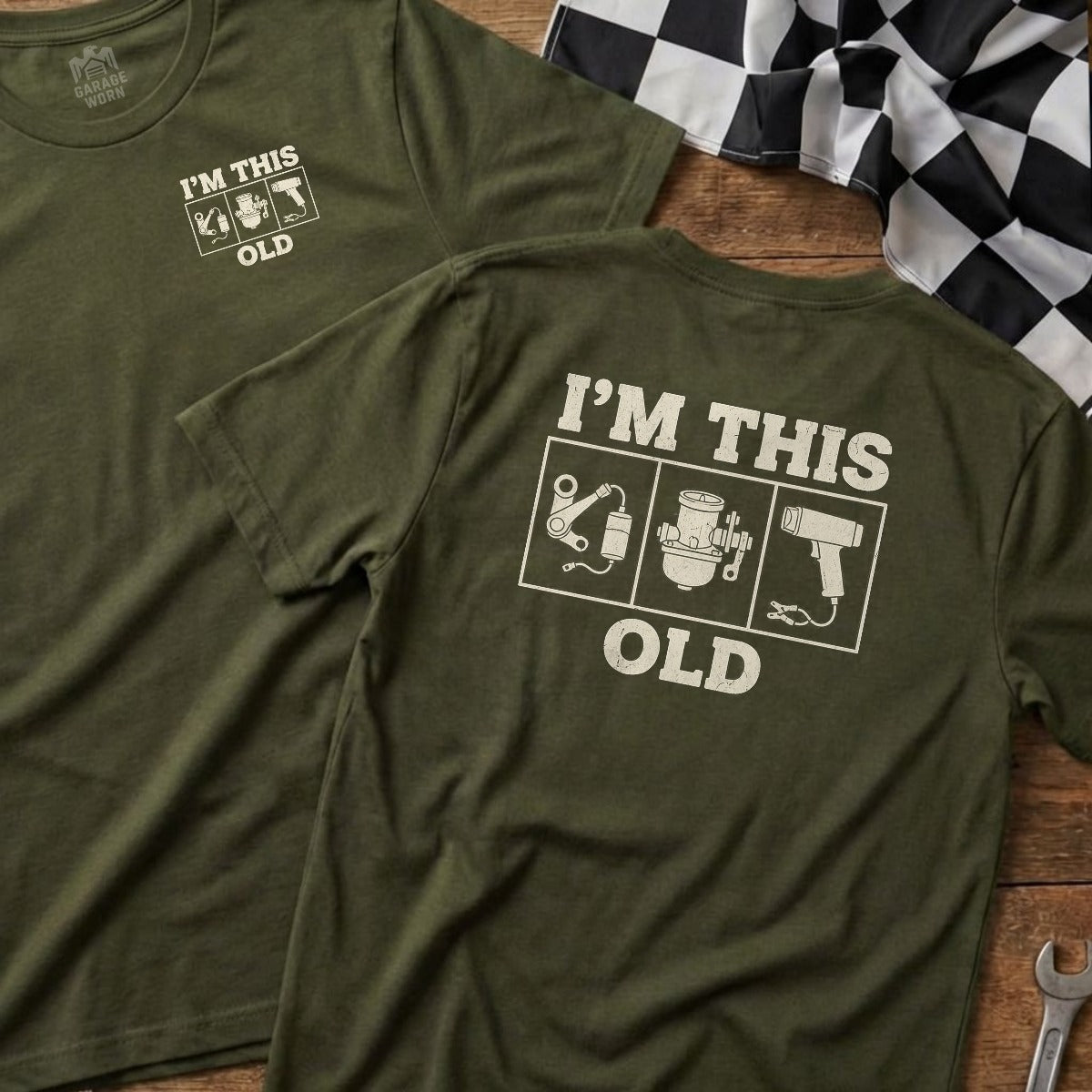 Military Green | Left Chest + Back (refreshed)