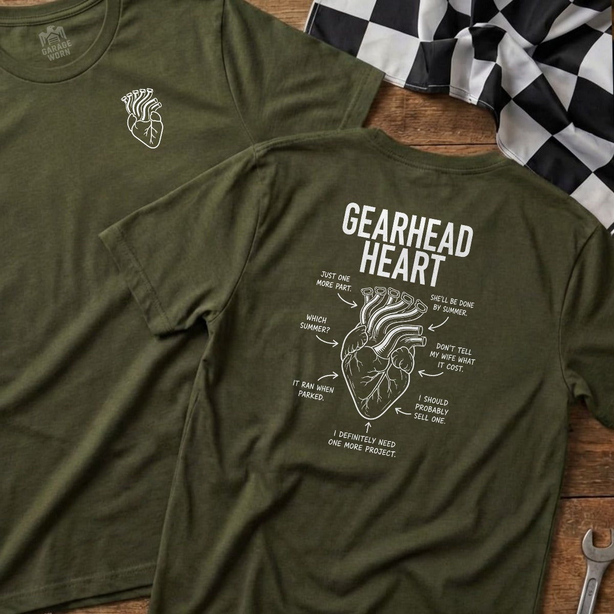 Military Green | Left Chest + Back (refreshed)
