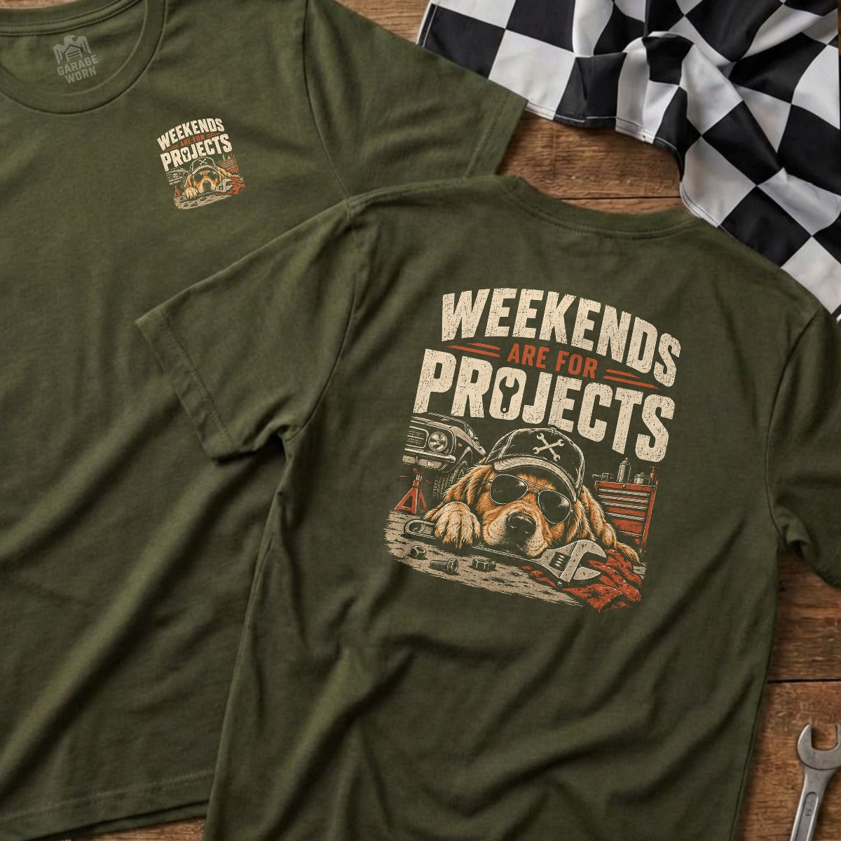 Military Green | Left Chest + Back (refreshed)
