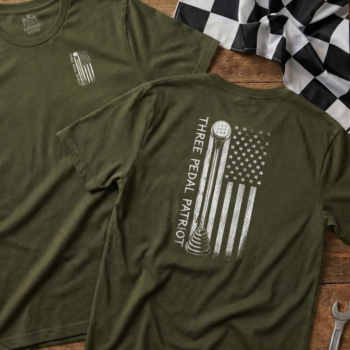 Military Green | Left Chest + Back (refreshed)