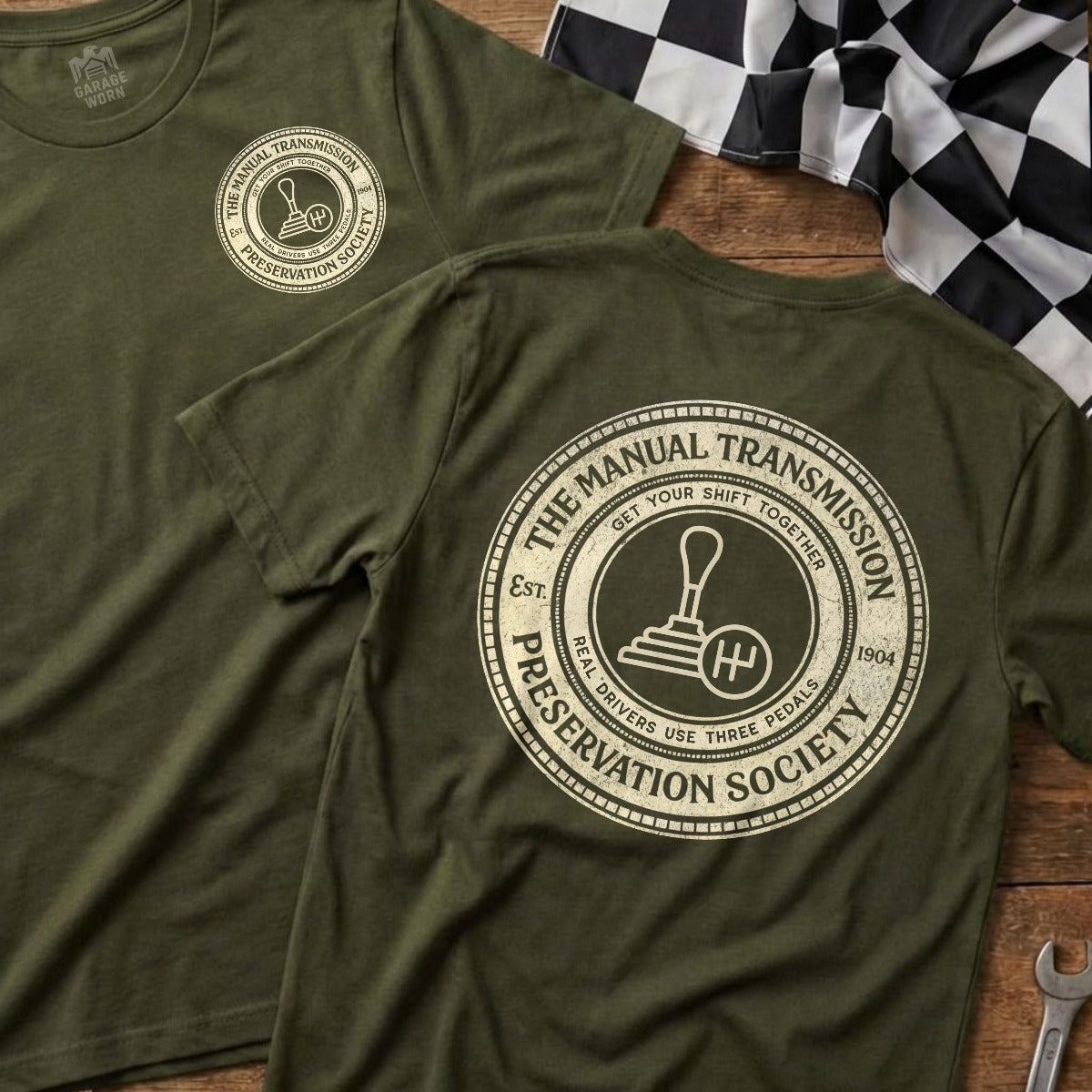 Military Green | Left Chest + Back (refreshed)