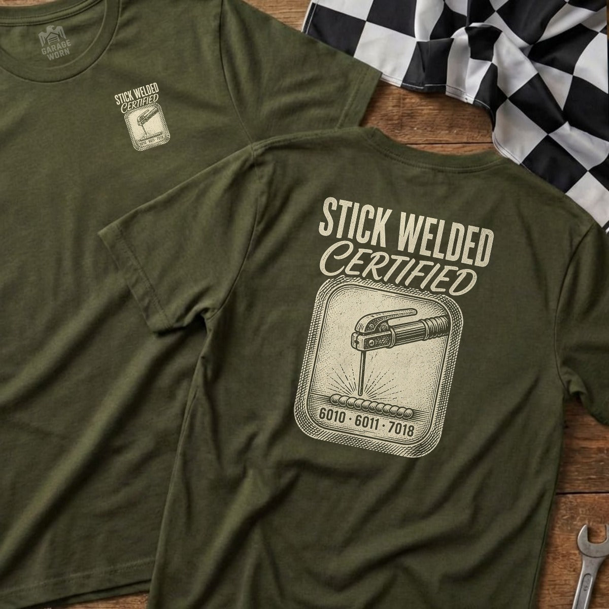 Military Green | Left Chest + Back (refreshed)