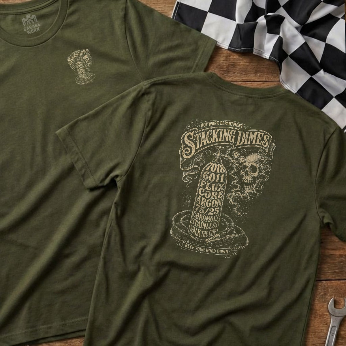 Military Green | Left Chest + Back (refreshed)