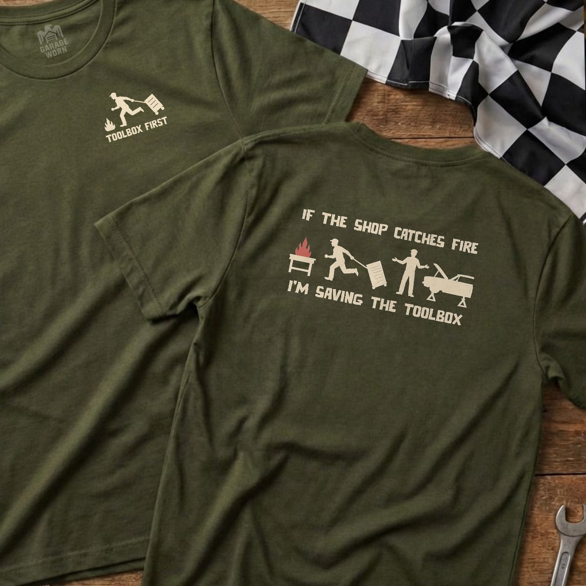 Military Green | Left Chest + Back (refreshed)