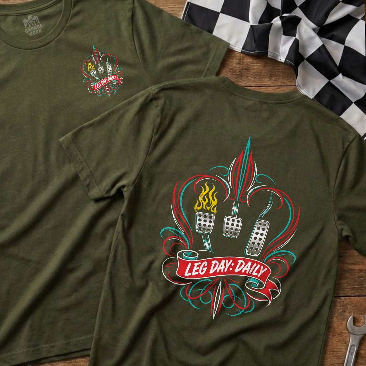Military Green | Left Chest + Back (refreshed)