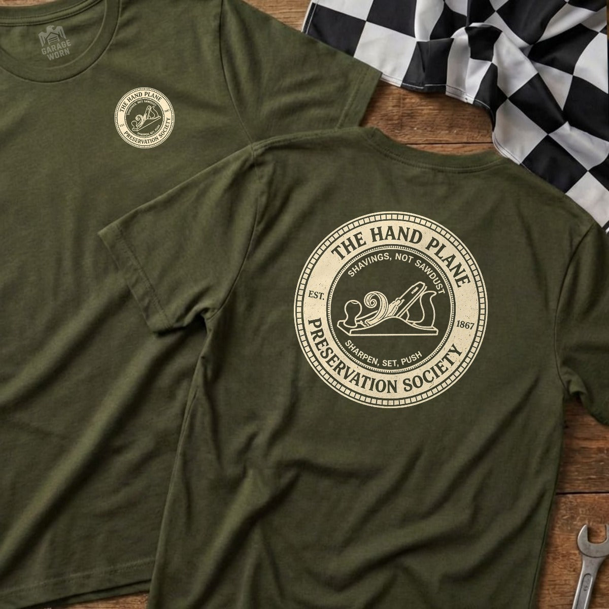 Military Green | Left Chest + Back (refreshed)