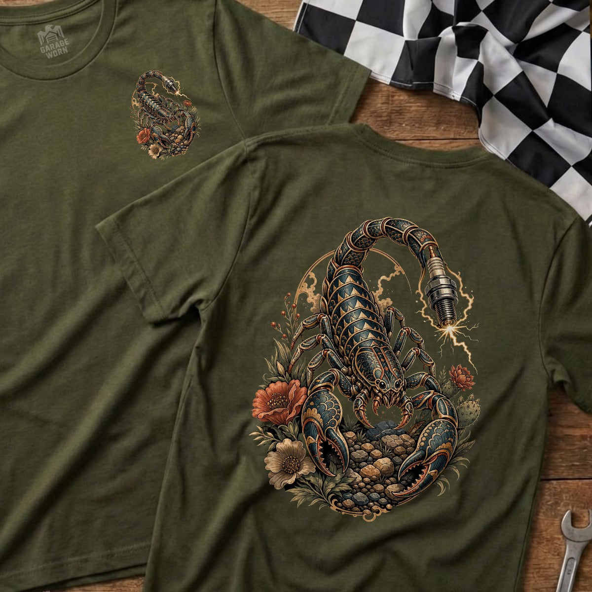 Military Green | Left Chest + Back (refreshed)