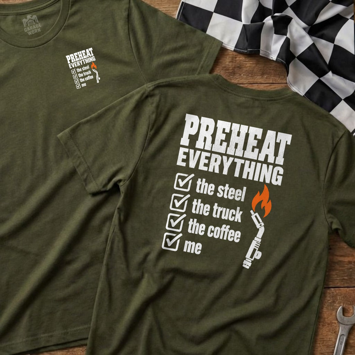 Military Green | Left Chest + Back (refreshed)