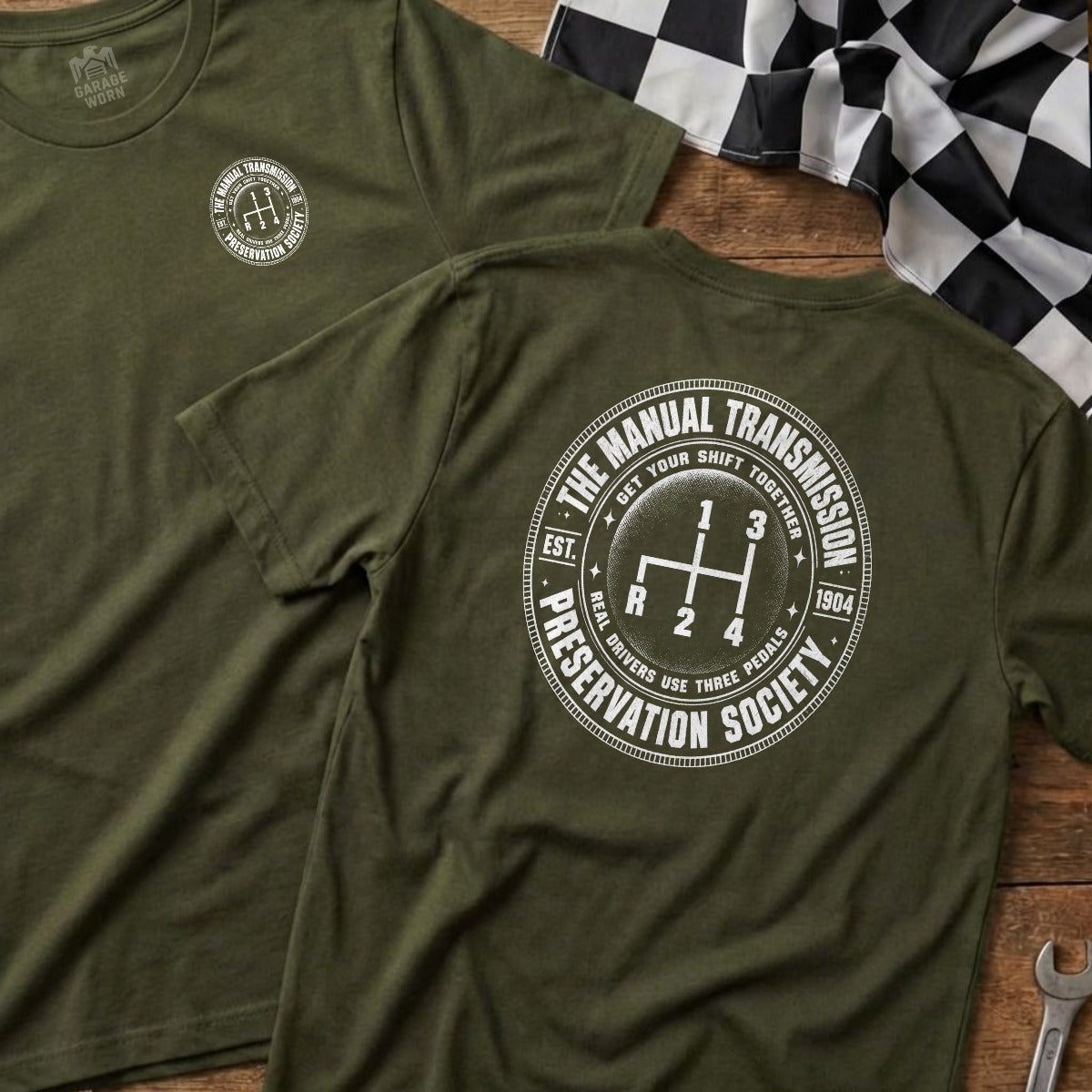 Military Green | Left Chest + Back (refreshed)