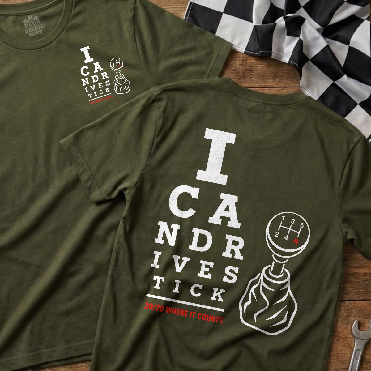 Military Green | Left Chest + Back (refreshed)