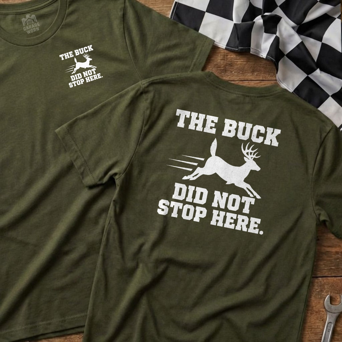 Military Green | Left Chest + Back (refreshed)