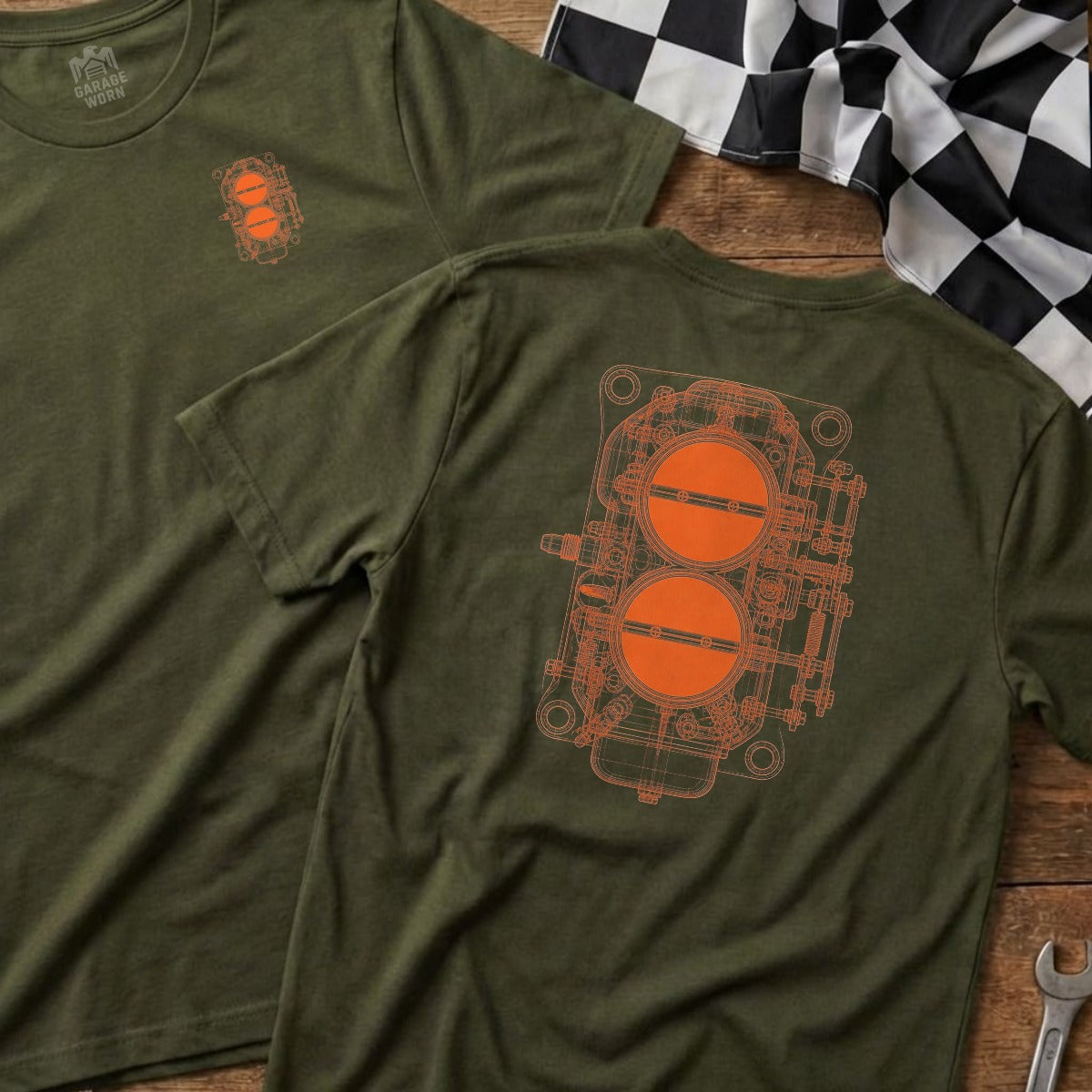 Military Green | Left Chest + Back (refreshed)