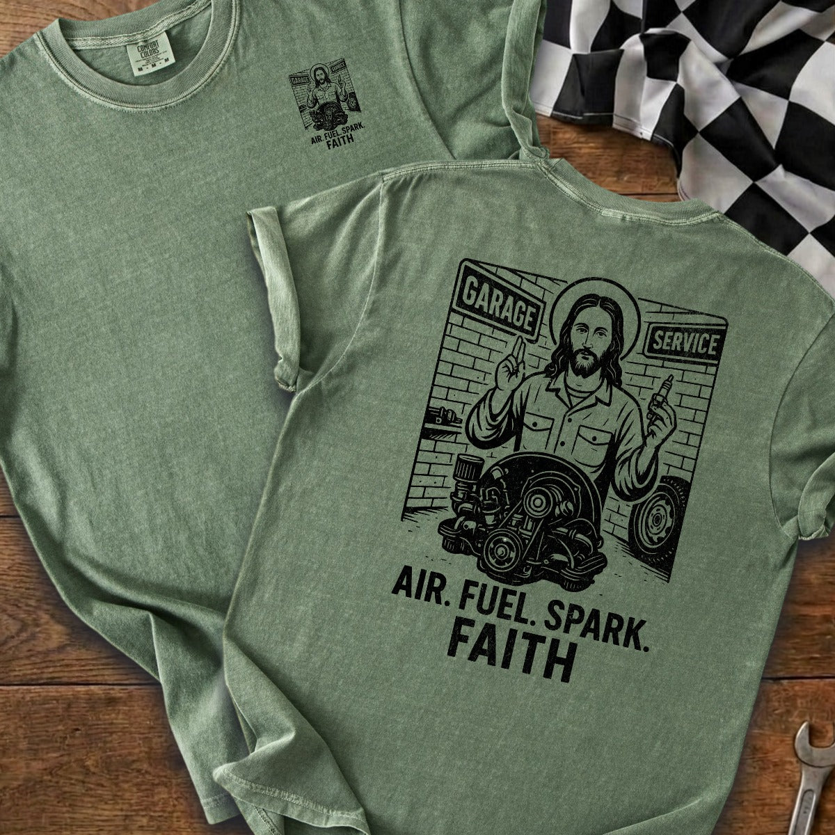 Moss | Left Chest + Back