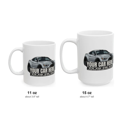 11 oz and 15 oz mugs side by side at real size