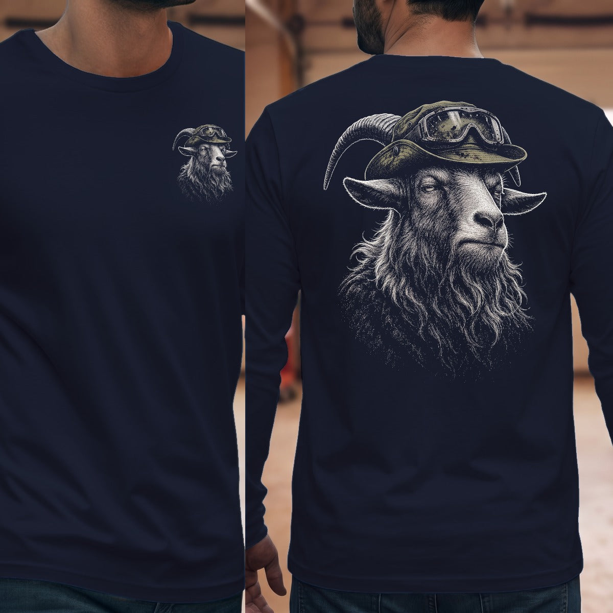 Navy | Front & Back