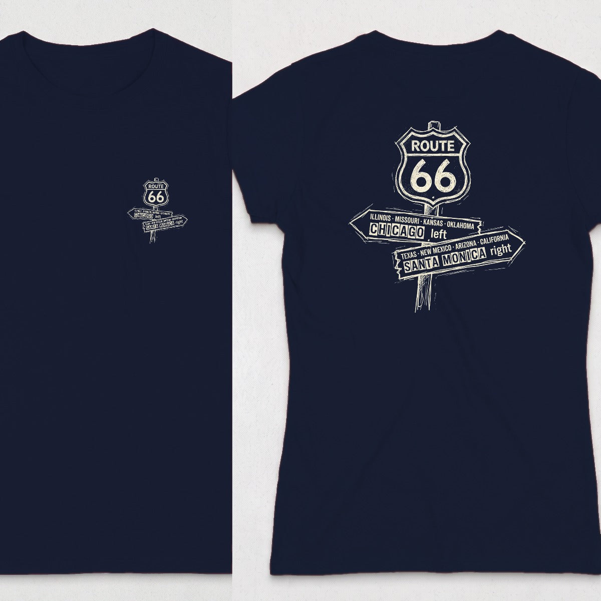 Navy | Front & Back
