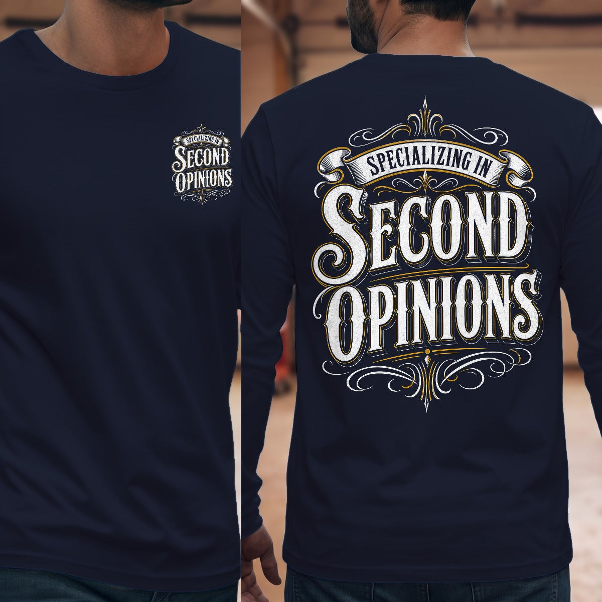 Navy | Front & Back