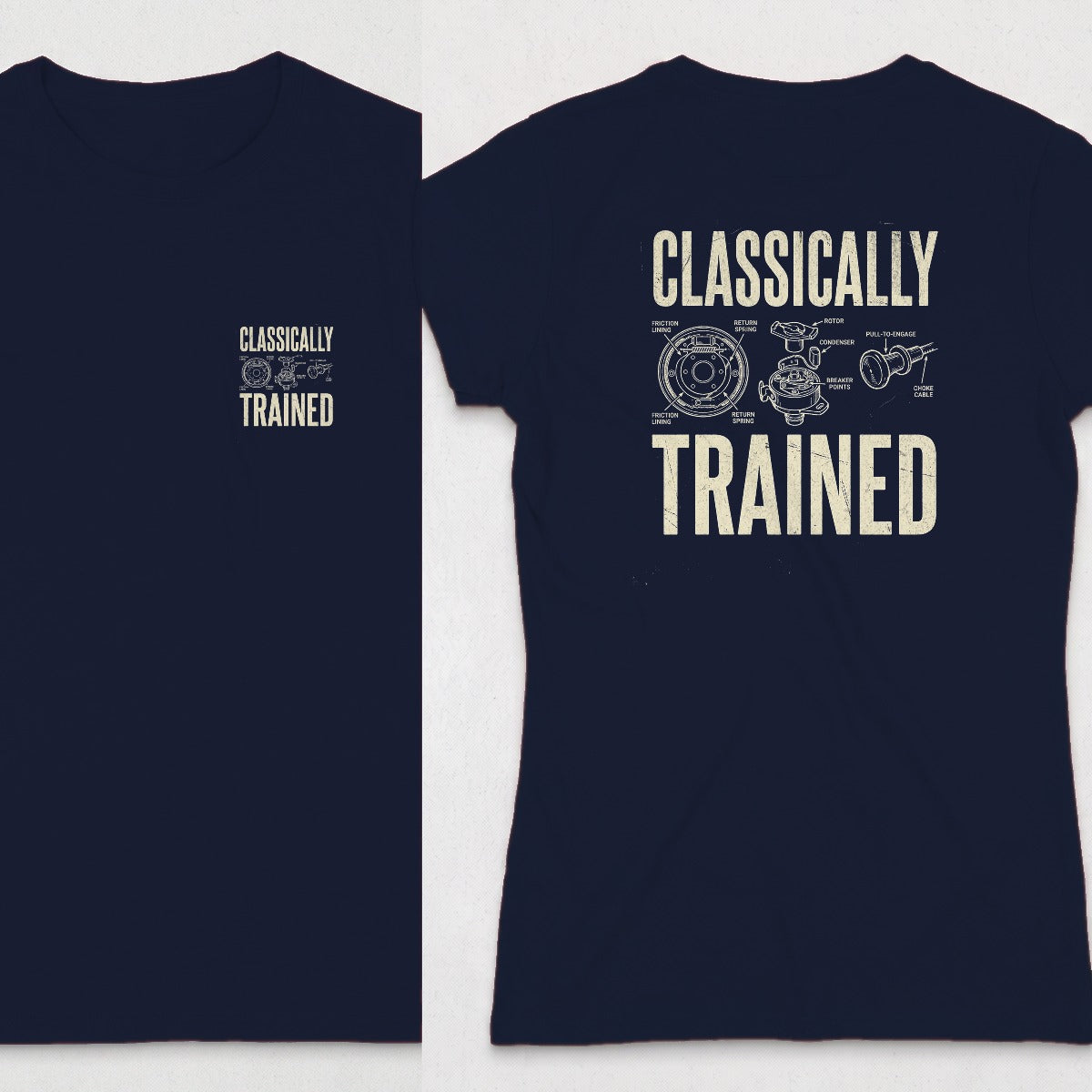 Navy | Front & Back