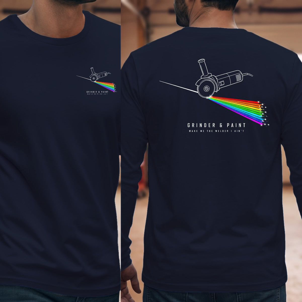 Navy | Front & Back