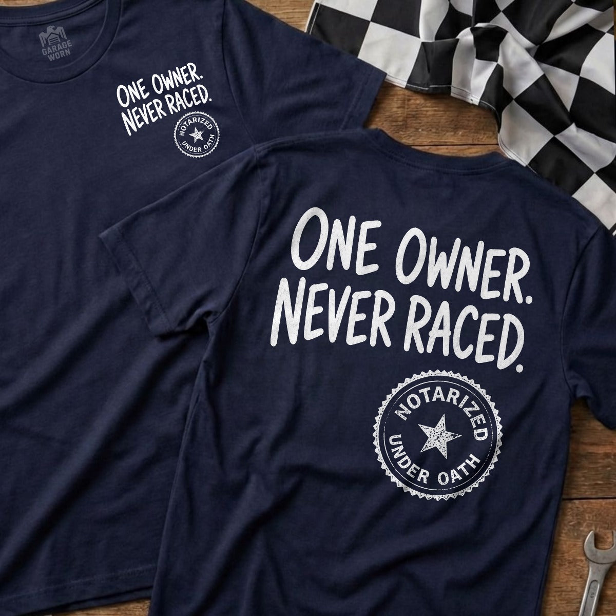 Navy | Front & Back