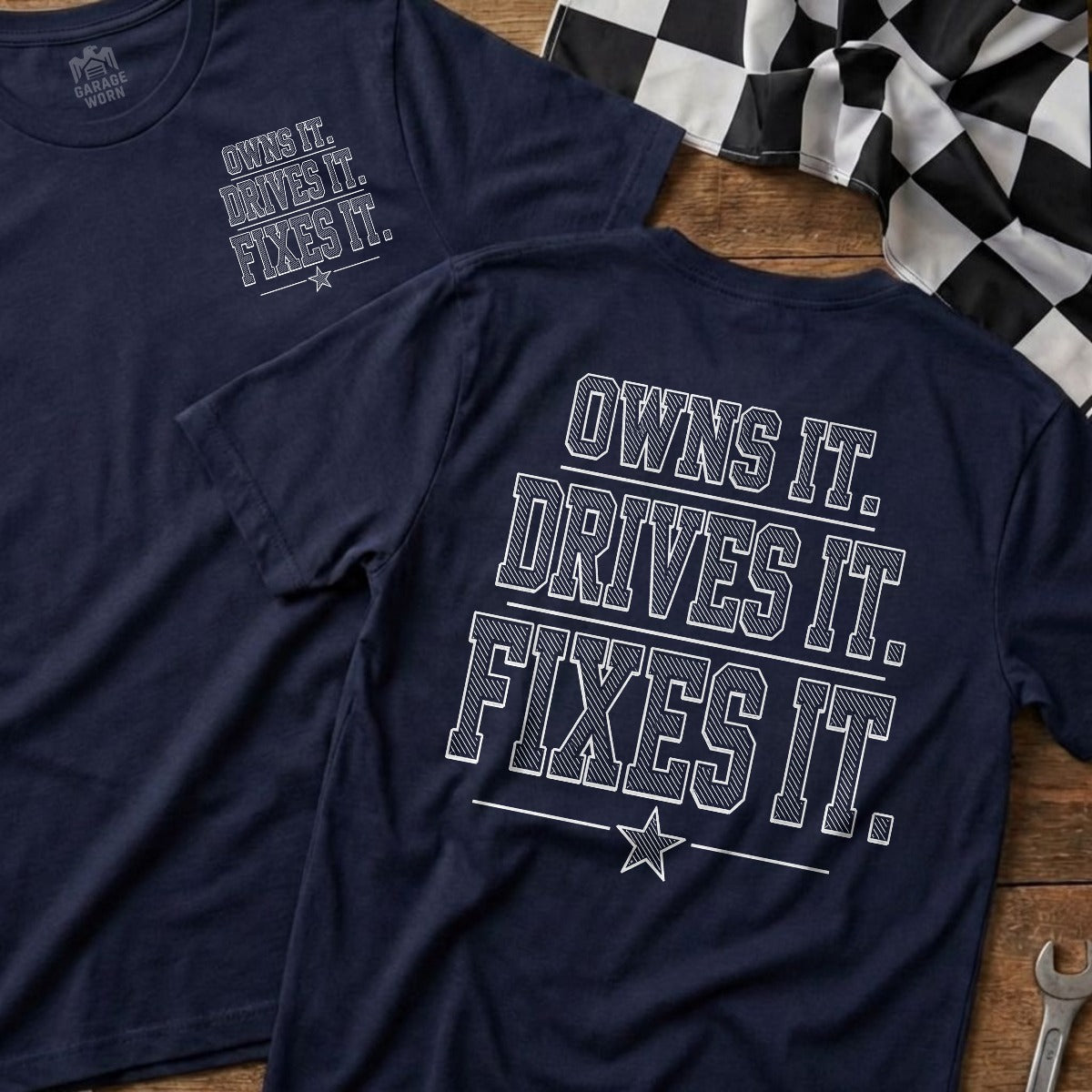 Navy | Front & Back