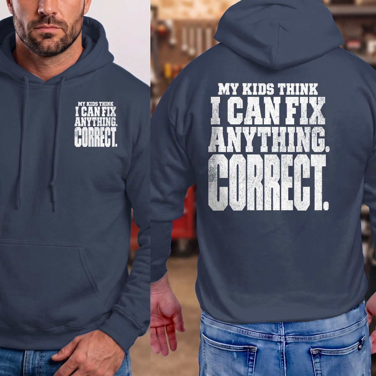 Navy | Front & Back