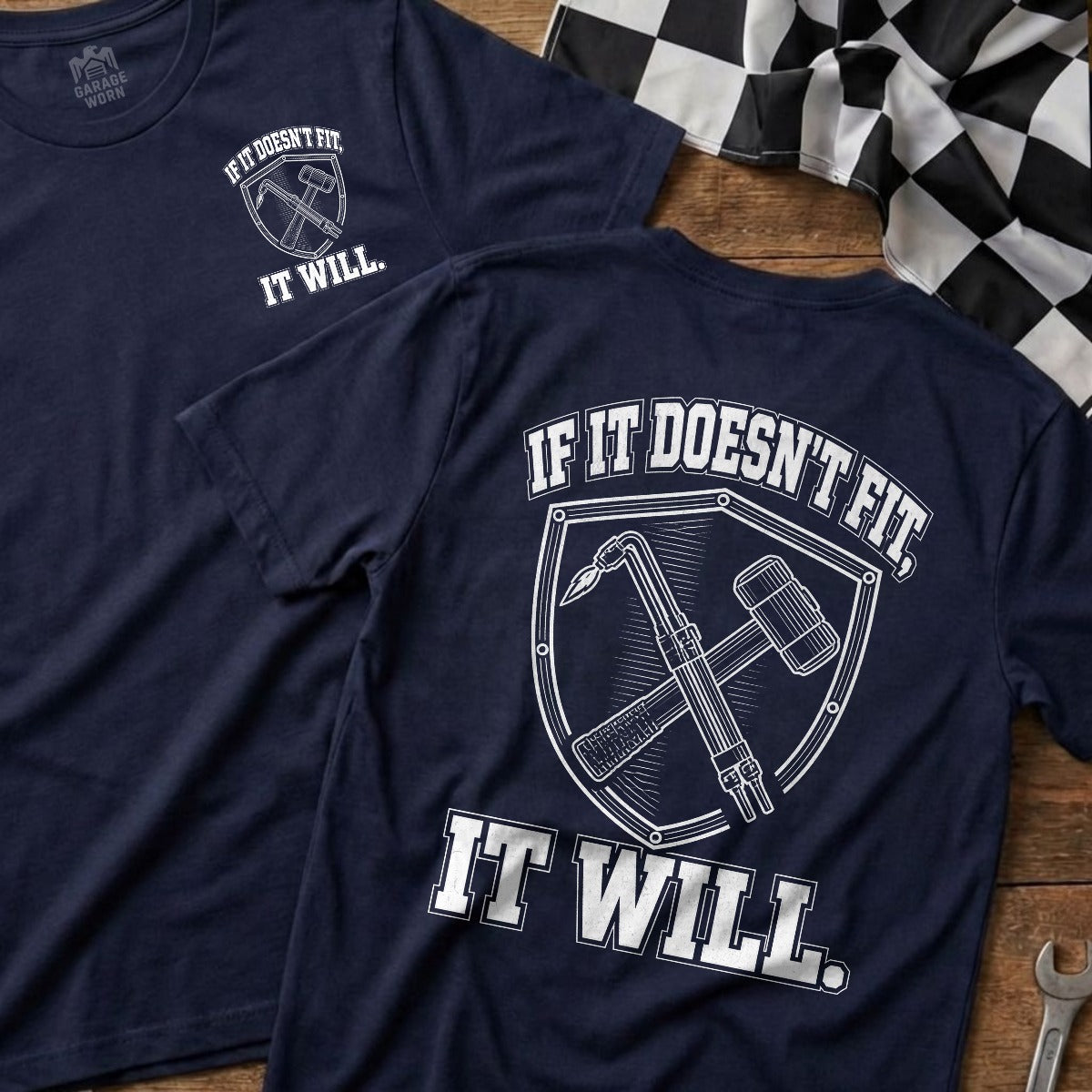 Navy | Front & Back