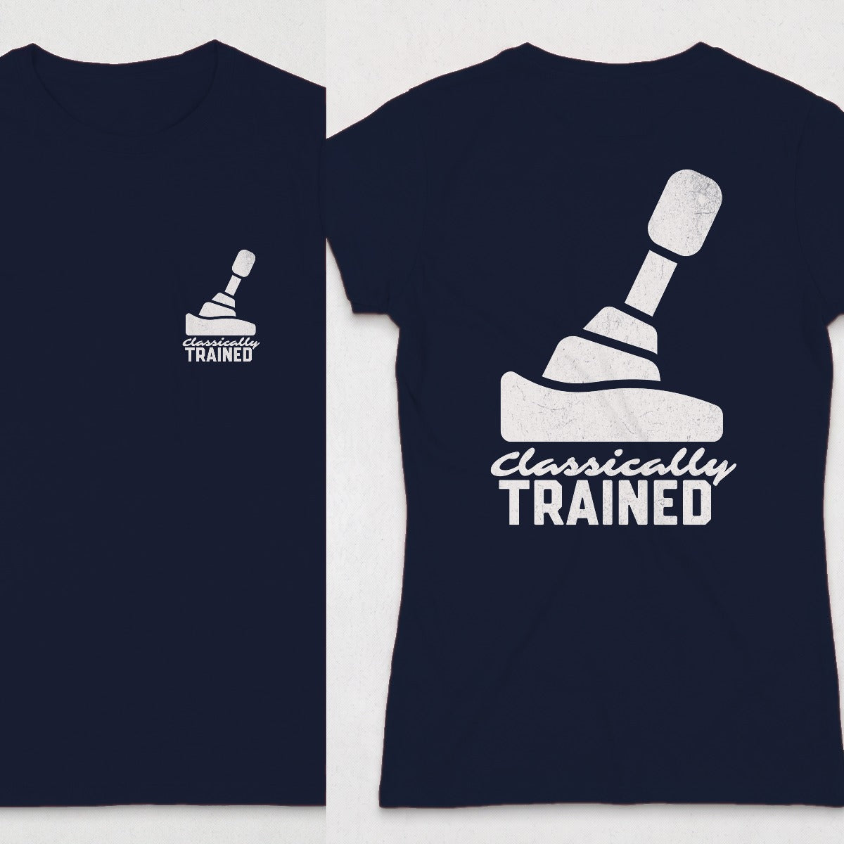 Navy | Left Chest + Back