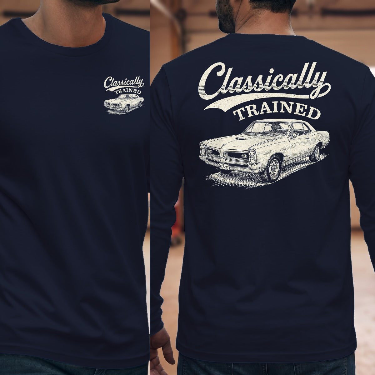 Navy | Front & Back