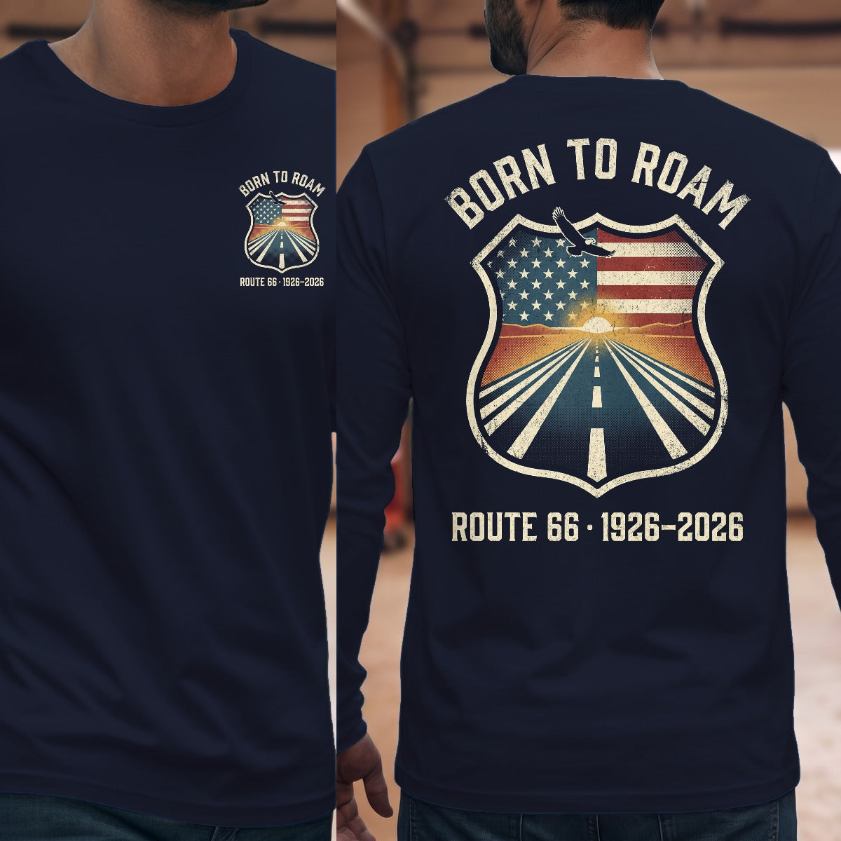 Navy | Front & Back