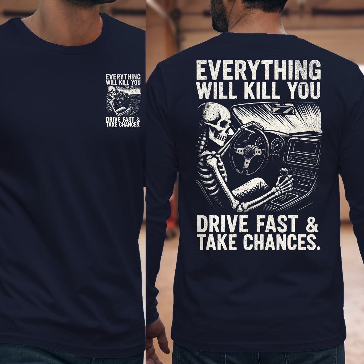 Navy | Front & Back