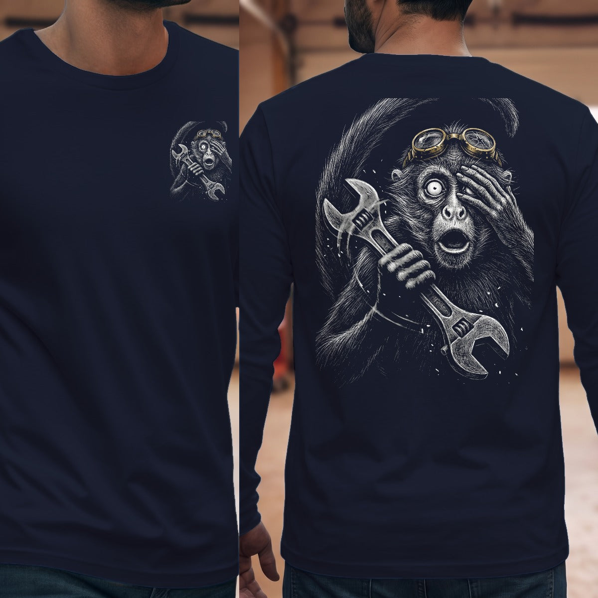 Navy | Front & Back