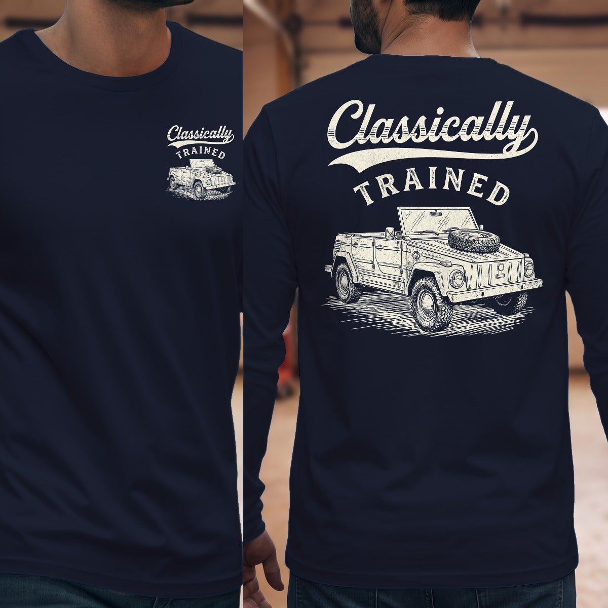 Navy | Front & Back