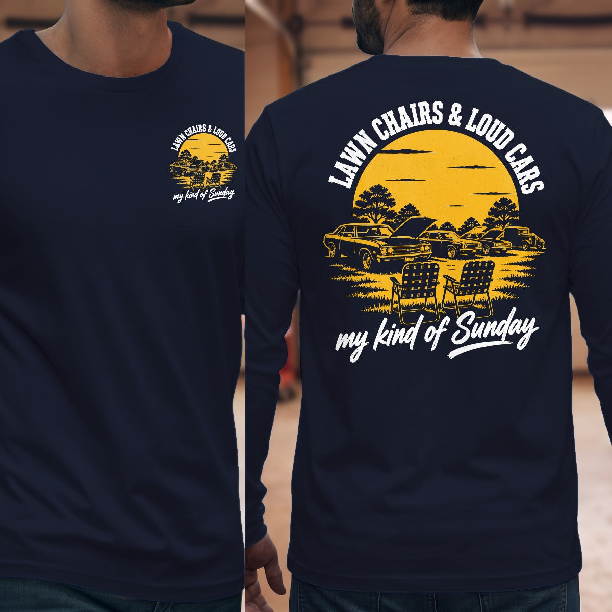 Navy | Front & Back