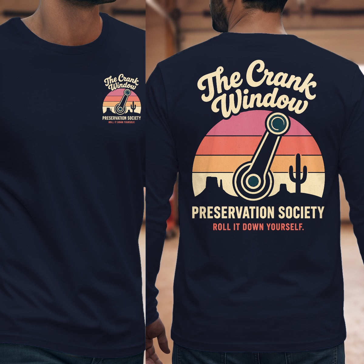 Navy | Front & Back