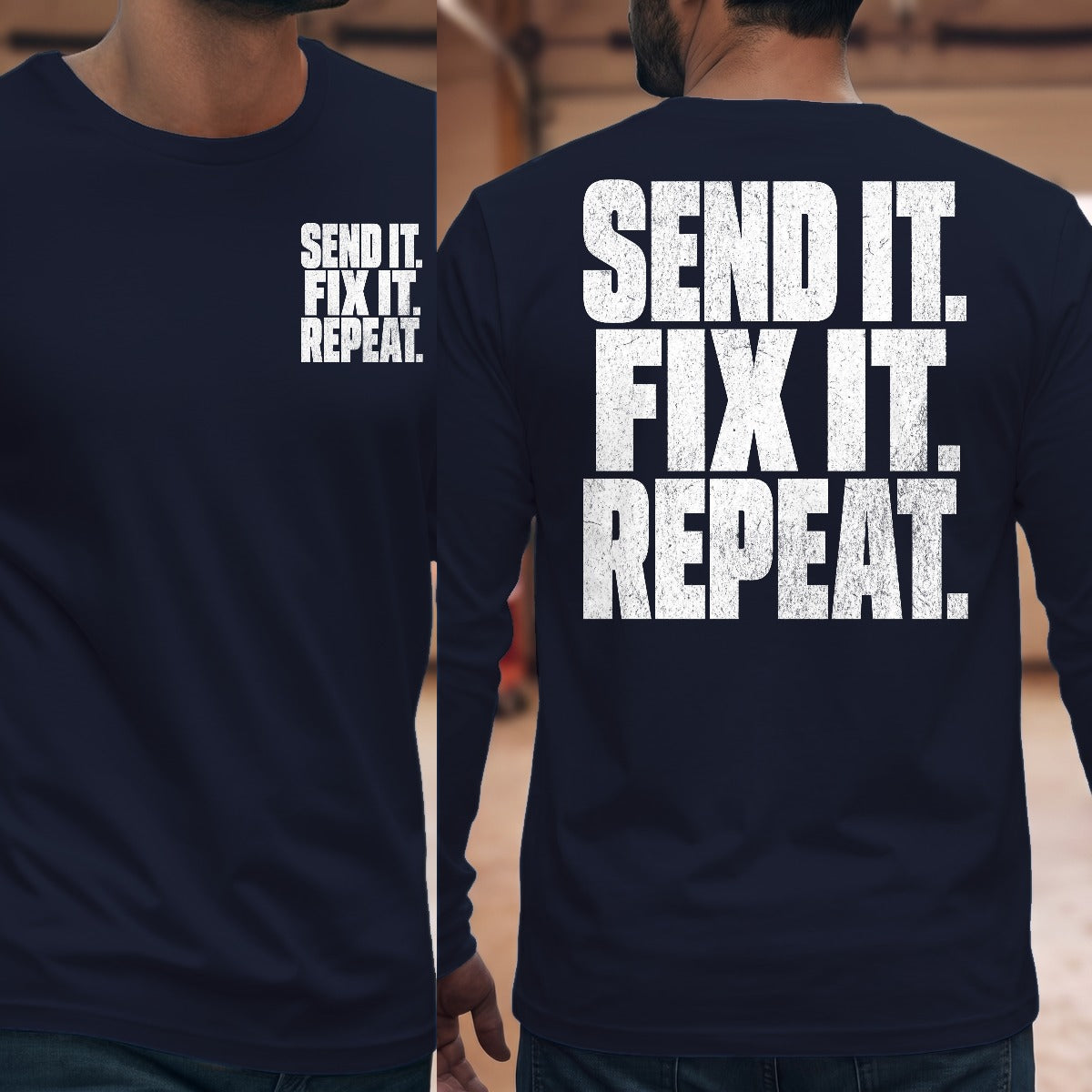 Navy | Front & Back