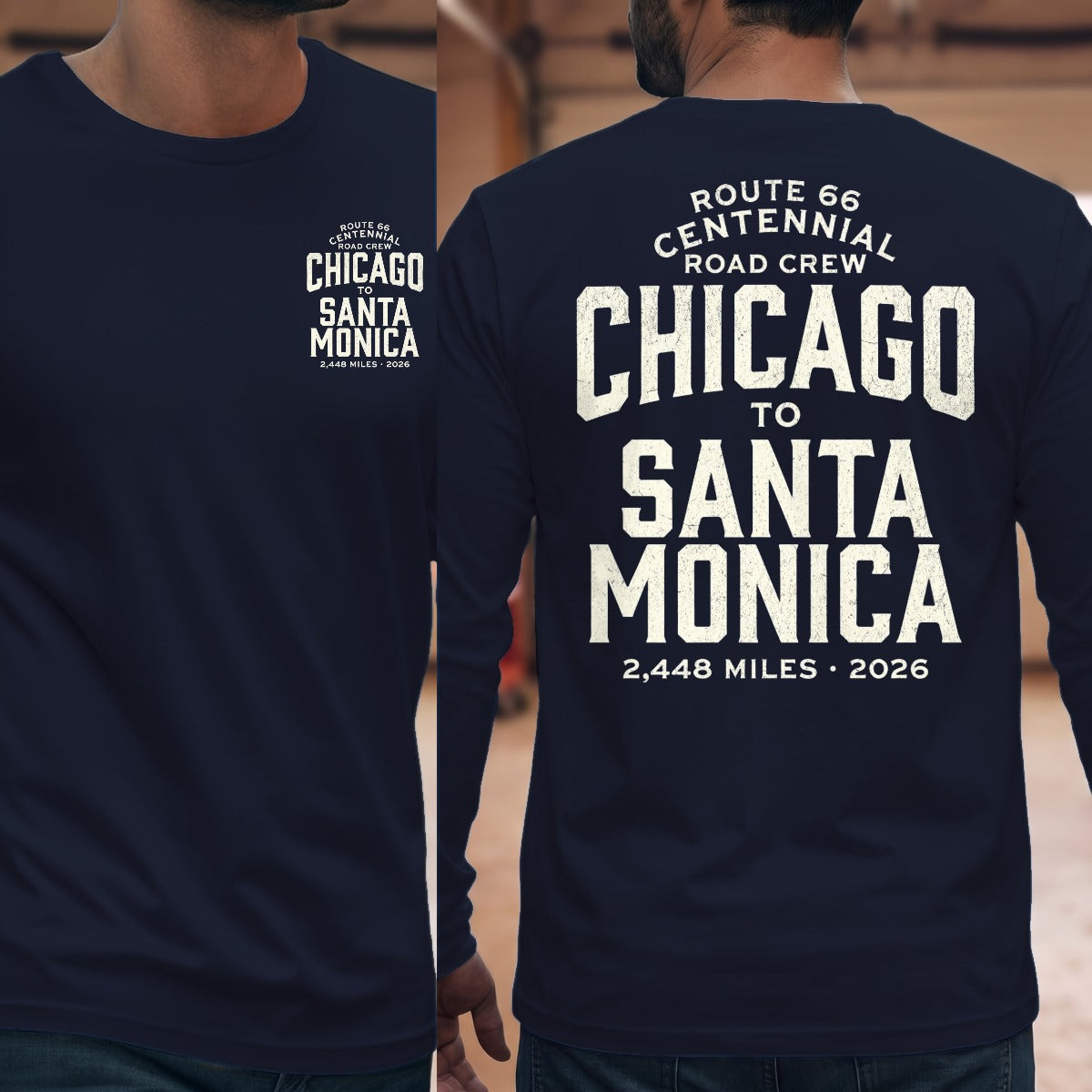 Navy | Front & Back