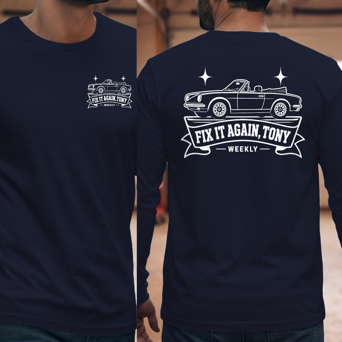 Navy | Front & Back