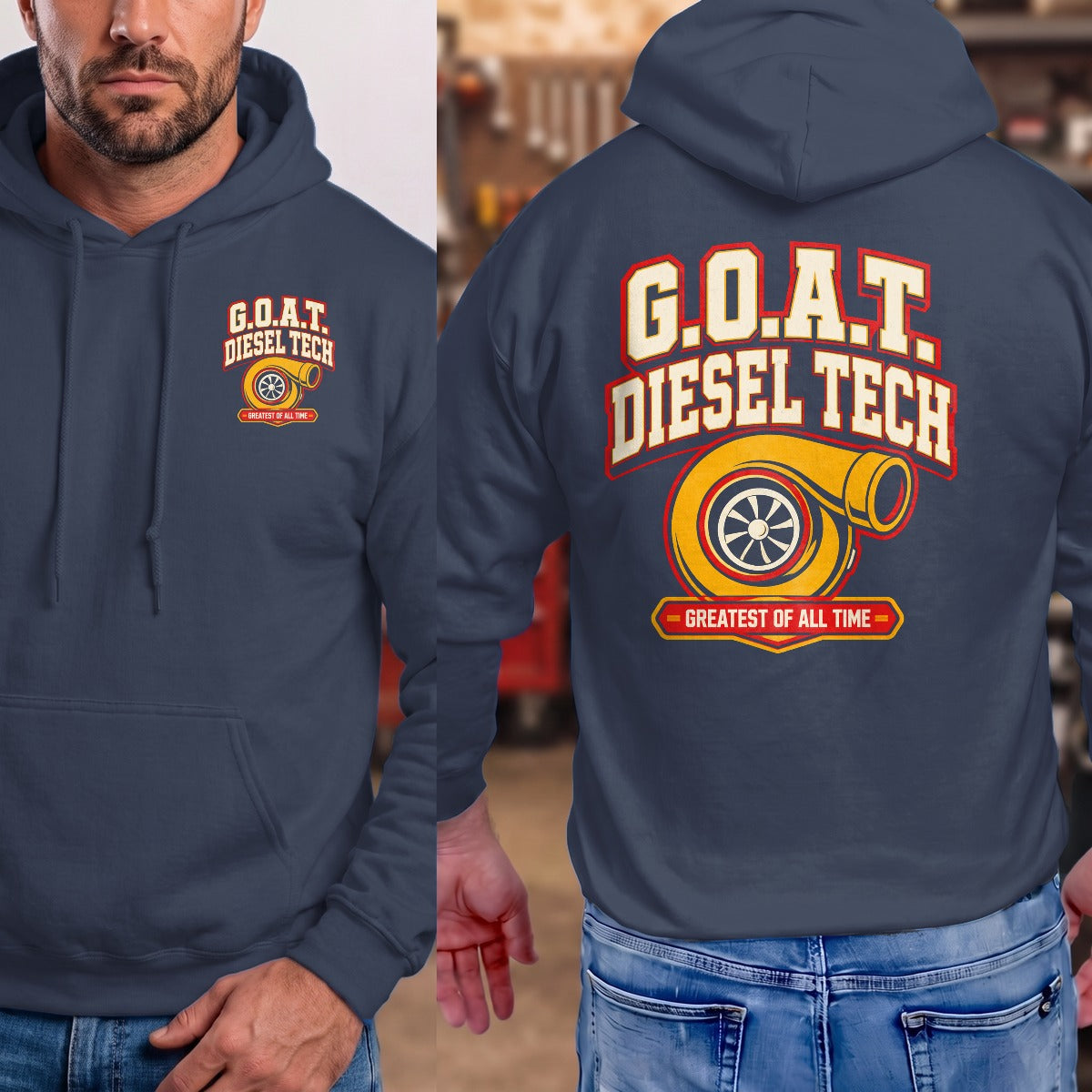 Navy | Front & Back