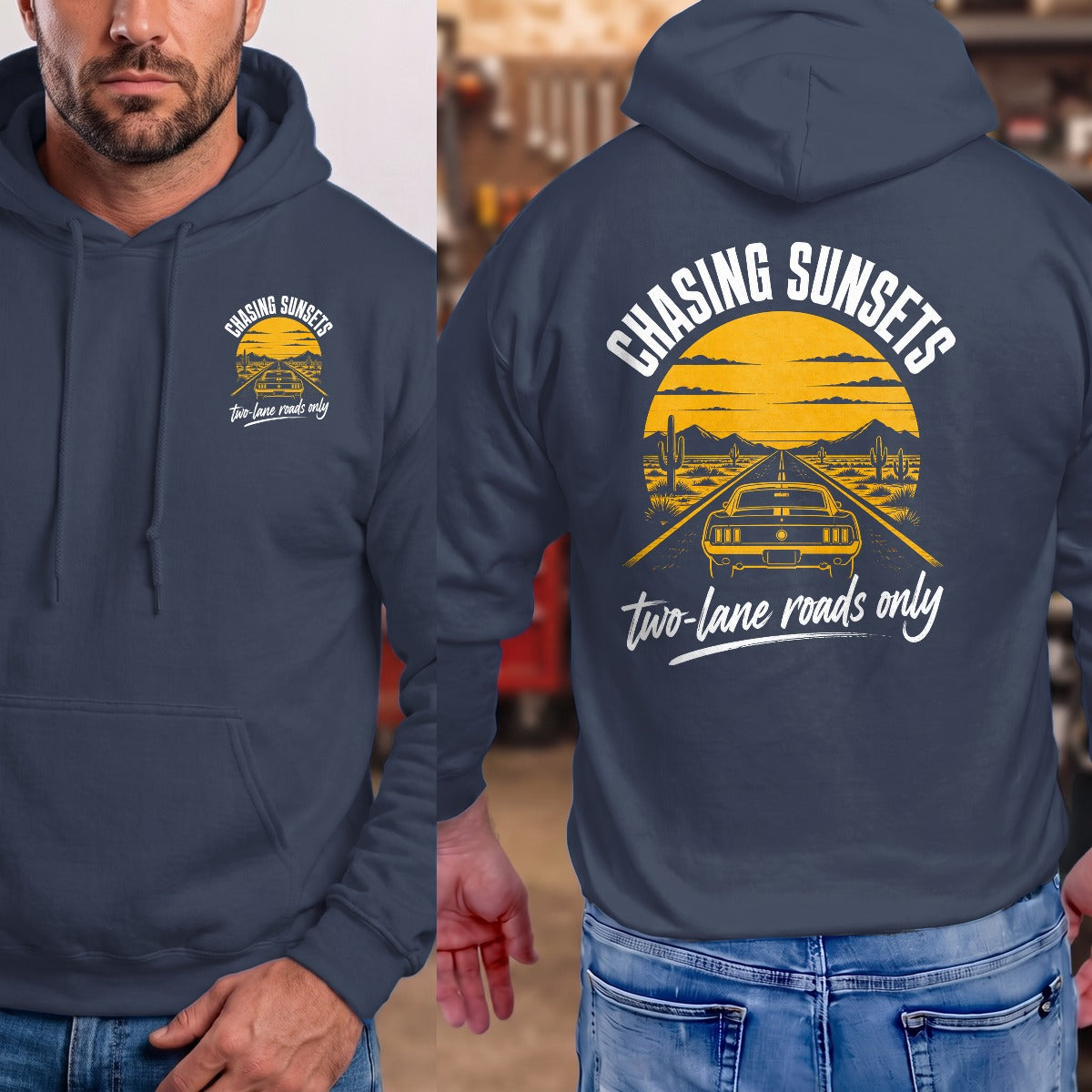 Navy | Front & Back