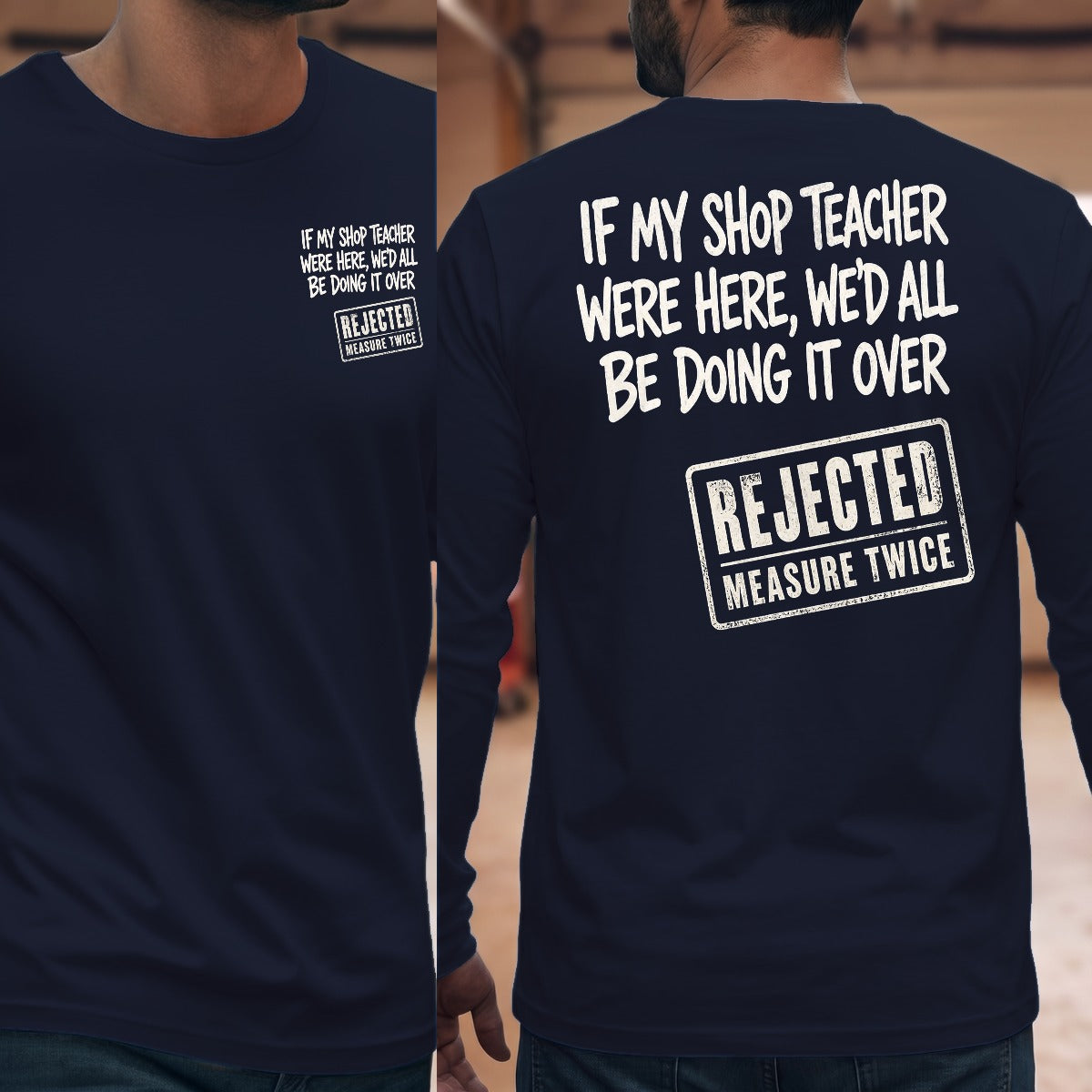 Navy | Front & Back