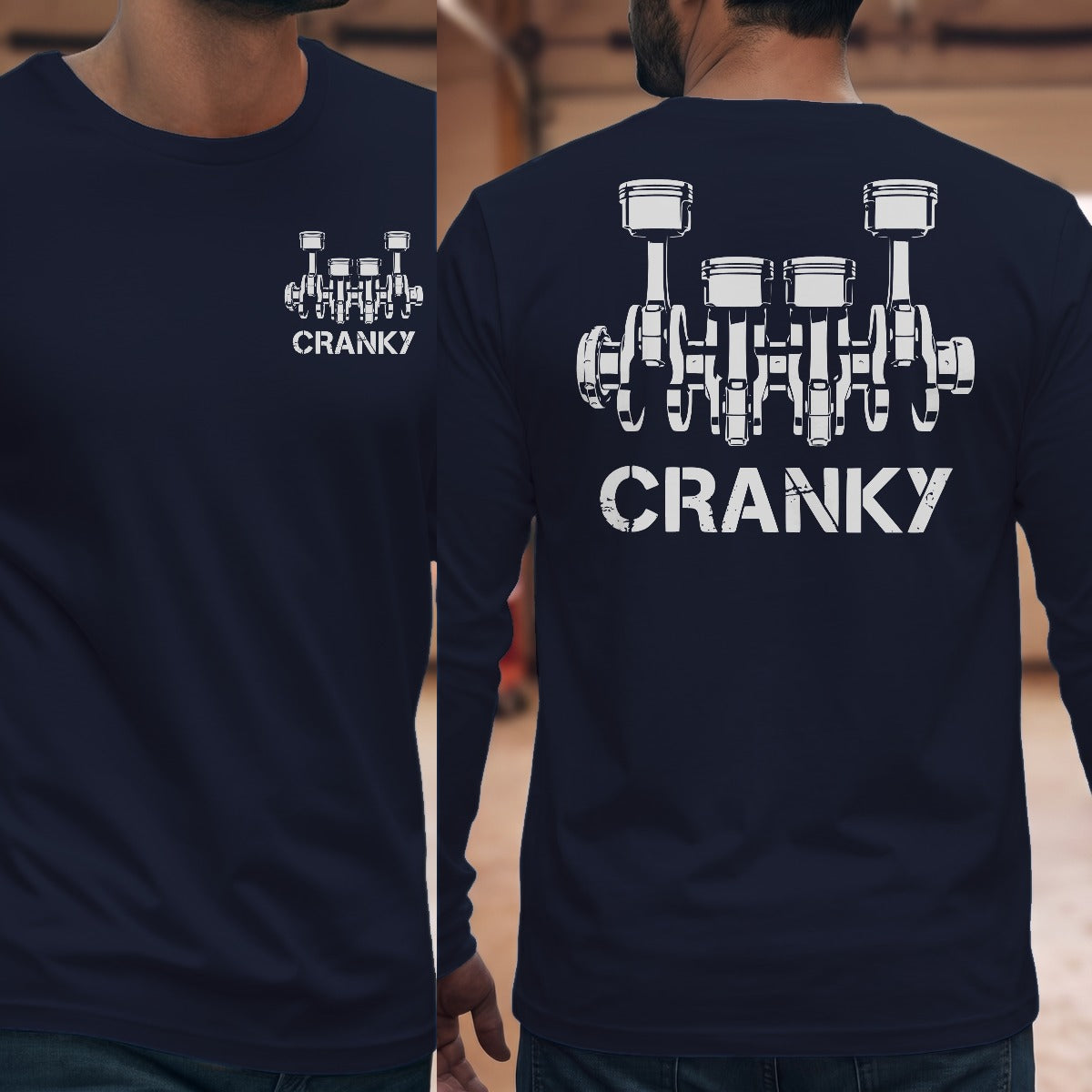 Navy | Front & Back