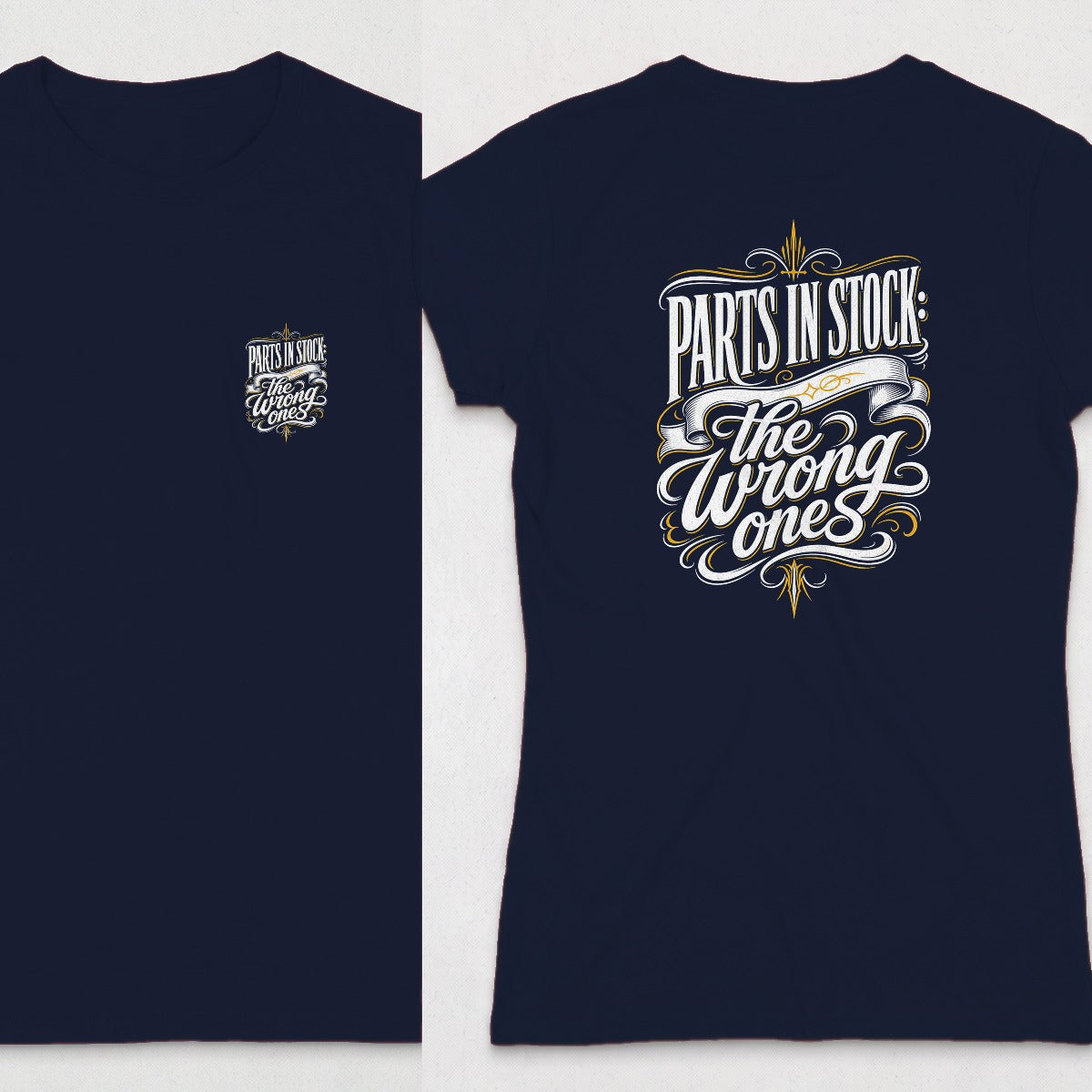 Navy | Front & Back