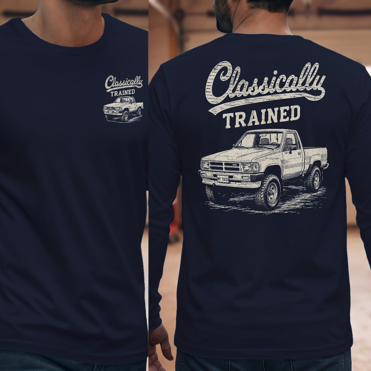 Navy | Front & Back