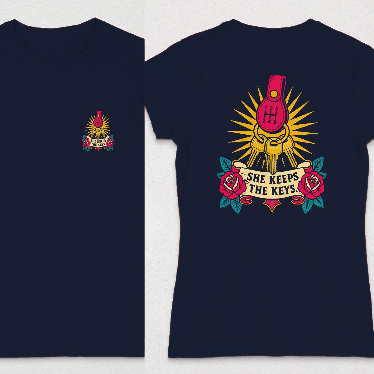 Navy | Front & Back