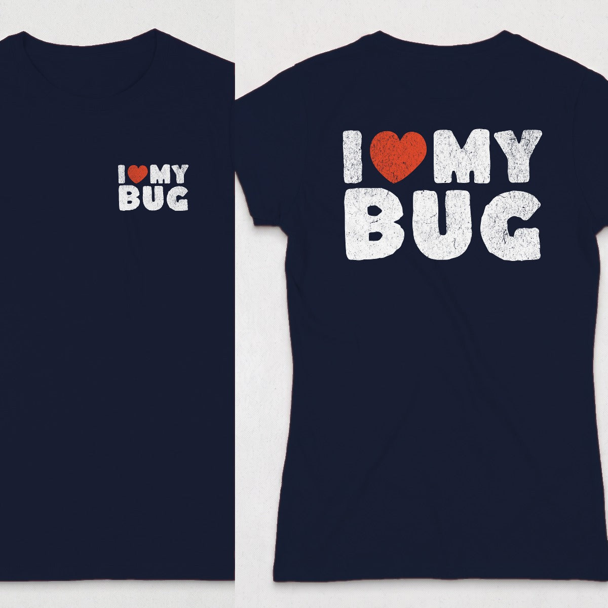 Navy | Left Chest + Back